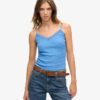 Organic Cotton Essential Rib Lace Cami Top