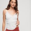 Organic Cotton Essential Rib Lace Cami Top