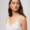 Organic Cotton Essential Rib Lace Cami Top