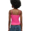 Organic Cotton Essential Rib Lace Cami Top