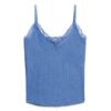 Organic Cotton Essential Rib Lace Cami Top