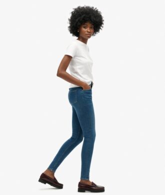 Organic Cotton High Rise Skinny Denim Jeans