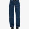 Organic Cotton Mid Rise Denim Carpenter Jeans