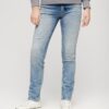 Organic Cotton Mid Rise Slim Jeans