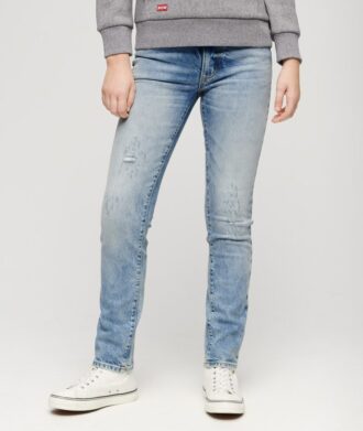 Organic Cotton Mid Rise Slim Jeans