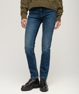 Organic Cotton Mid Rise Slim Jeans