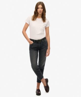 Organic Cotton Mid Rise Slim Jeans