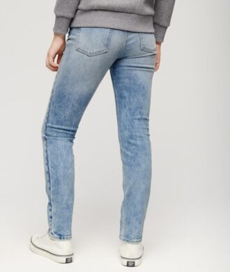 Organic Cotton Mid Rise Slim Jeans