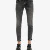 Organic Cotton Mid Rise Slim Jeans