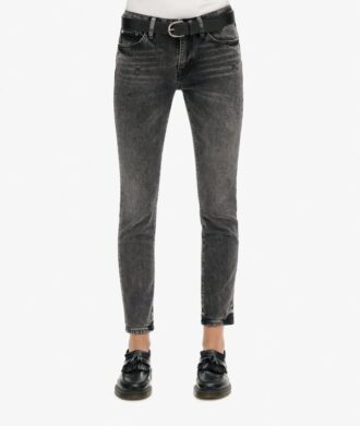 Organic Cotton Mid Rise Slim Jeans