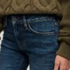 Organic Cotton Mid Rise Slim Jeans
