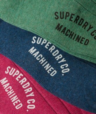 Organic Cotton Unisex Core Rib Crew Sock 3 Pack