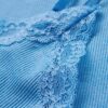 Organic Cotton Vintage Rib Lace Trim Cami Top
