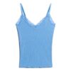 Organic Cotton Vintage Rib Lace Trim Cami Top