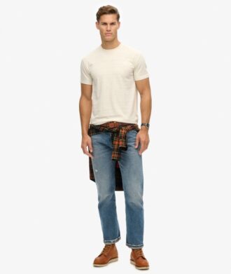 Organic Cotton Vintage Texture T-Shirt