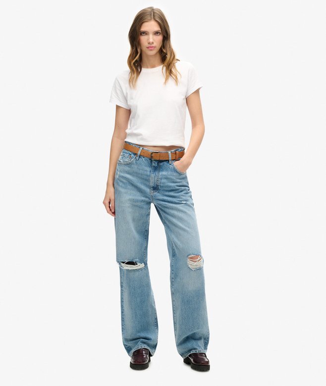 Organic Cotton Wide Leg Jeans Organic Cotton Wide Leg Jeans