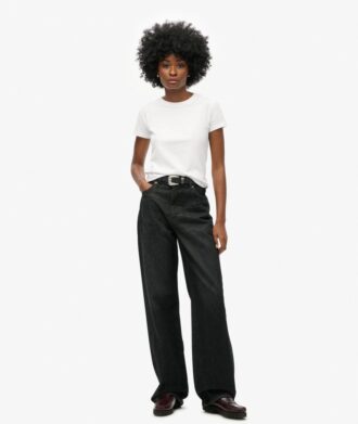 Organic Cotton Wide Leg Jeans