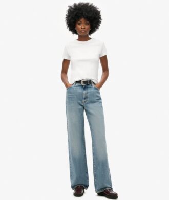 Organic Cotton Wide Leg Jeans