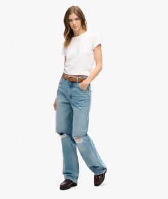Organic Cotton Wide Leg Jeans