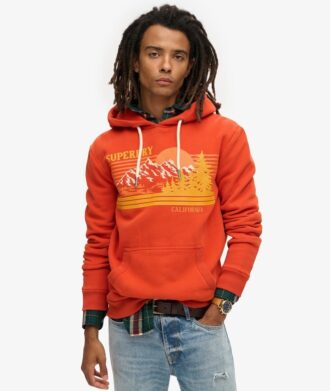 Outdoor Graphic Stripe Hoodie