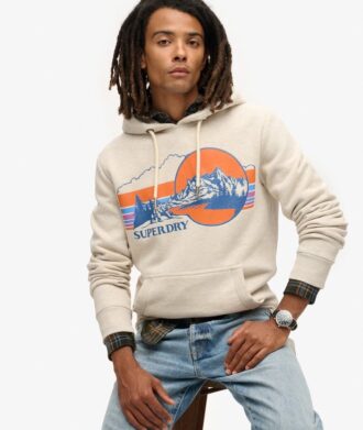 Outdoor Graphic Stripe Hoodie