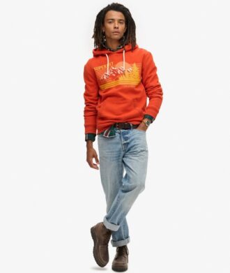 Outdoor Graphic Stripe Hoodie