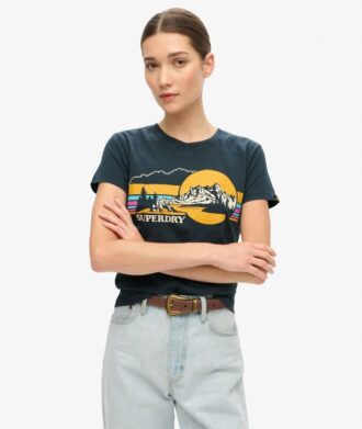 Outdoor Stripe Fitted T-Shirt