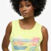 Outdoor Stripe Scoop Neck Tank Top