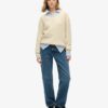 Oversized V Neck Cable Knit Jumper