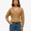 Oversized V Neck Jumper