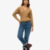 Oversized V Neck Jumper