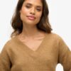 Oversized V Neck Jumper