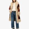 Patchwork Long Afghan Coat
