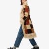 Patchwork Long Afghan Coat