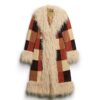 Patchwork Long Afghan Coat