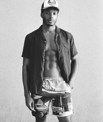 Photographic 17-Inch Recycled Swim Shorts