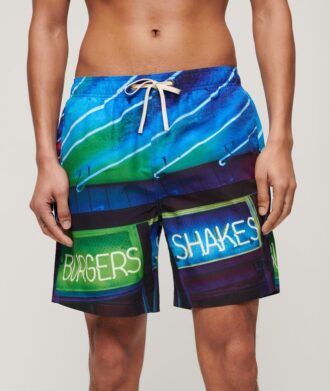 Photographic 17-Inch Recycled Swim Shorts