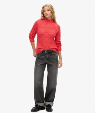 Pointelle Knit Jumper
