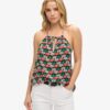 Printed Beach Halter Top