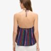 Printed Beach Halter Top