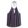 Printed Beach Halter Top