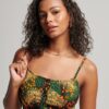 Printed Button-Up Cami Midi Dress