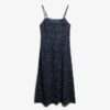 Printed Button-Up Cami Midi Dress