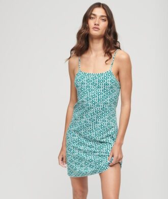 Printed Cami Jersey Mini Dress