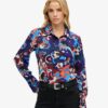 Printed Fitted 70S Shirt