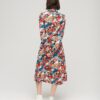 Printed Midi Shirt Dress
