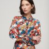 Printed Midi Shirt Dress