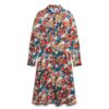 Printed Midi Shirt Dress