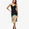 Printed Midi Slip Cami Dress