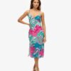 Printed Midi Slip Cami Dress